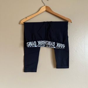 Black cropped seamless AUTHENTIC gymshark leggings